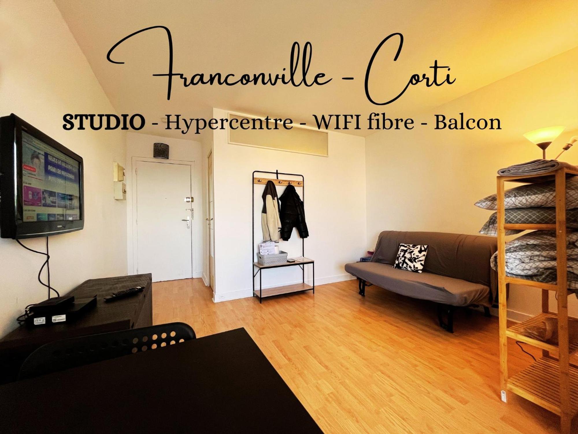Corti - Studio Hypercentre - Grand Balcon - Fibre #Sirdest Franconville  Exterior foto